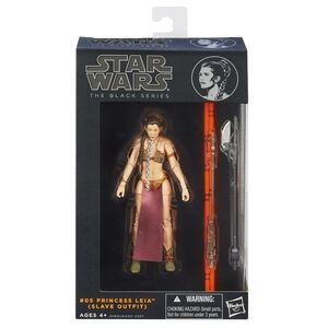 Hasbro Star Wars The Black Series #05 Princess Leia Slave Outfit Orange Line